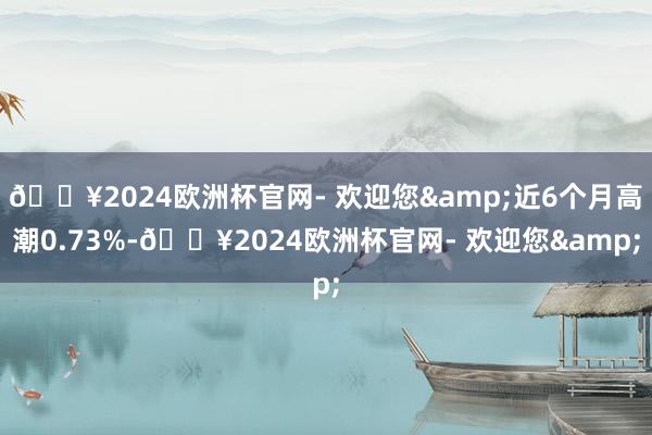 🔥2024欧洲杯官网- 欢迎您&近6个月高潮0.73%-🔥2024欧洲杯官网- 欢迎您&