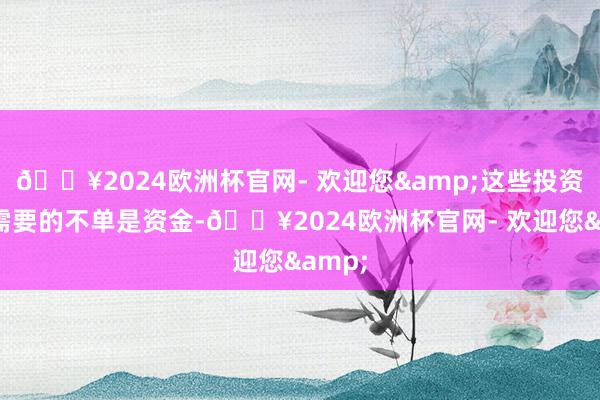 🔥2024欧洲杯官网- 欢迎您&这些投资时常需要的不单是资金-🔥2024欧洲杯官网- 欢迎您&